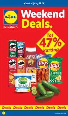 Voorbeeld van Lidl folder - Weekenddeals van winkel Lidl geldig vanaf 07-08-2026