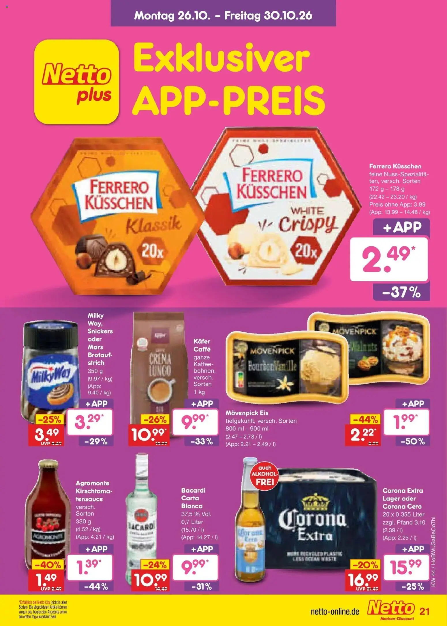 Vorschau von dem Prospekt des Geschäftes Netto Marken-Discount, gültig ab dem 26.10.2026