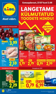 Lidl kliendilehe eelvaade alates 27.07.2026