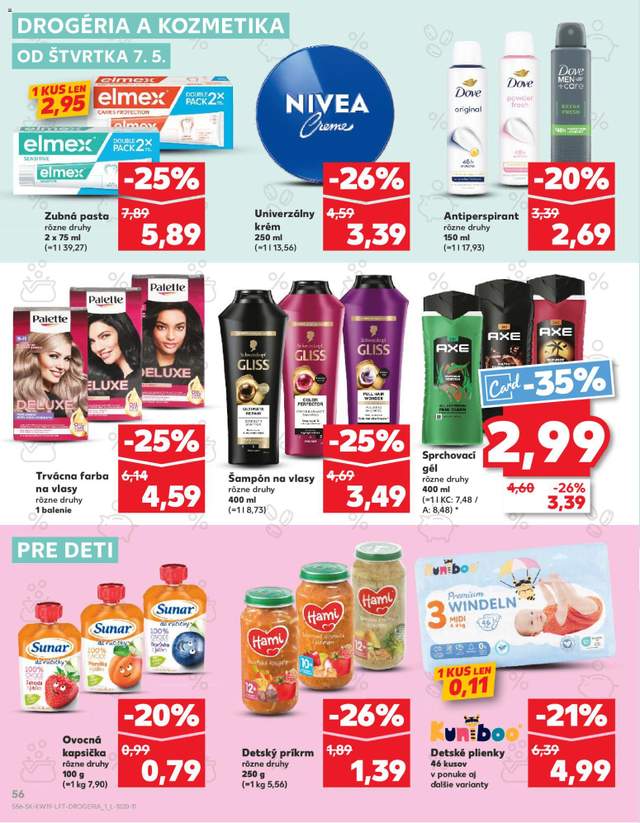 Nový Kaufland leták od 07.05.