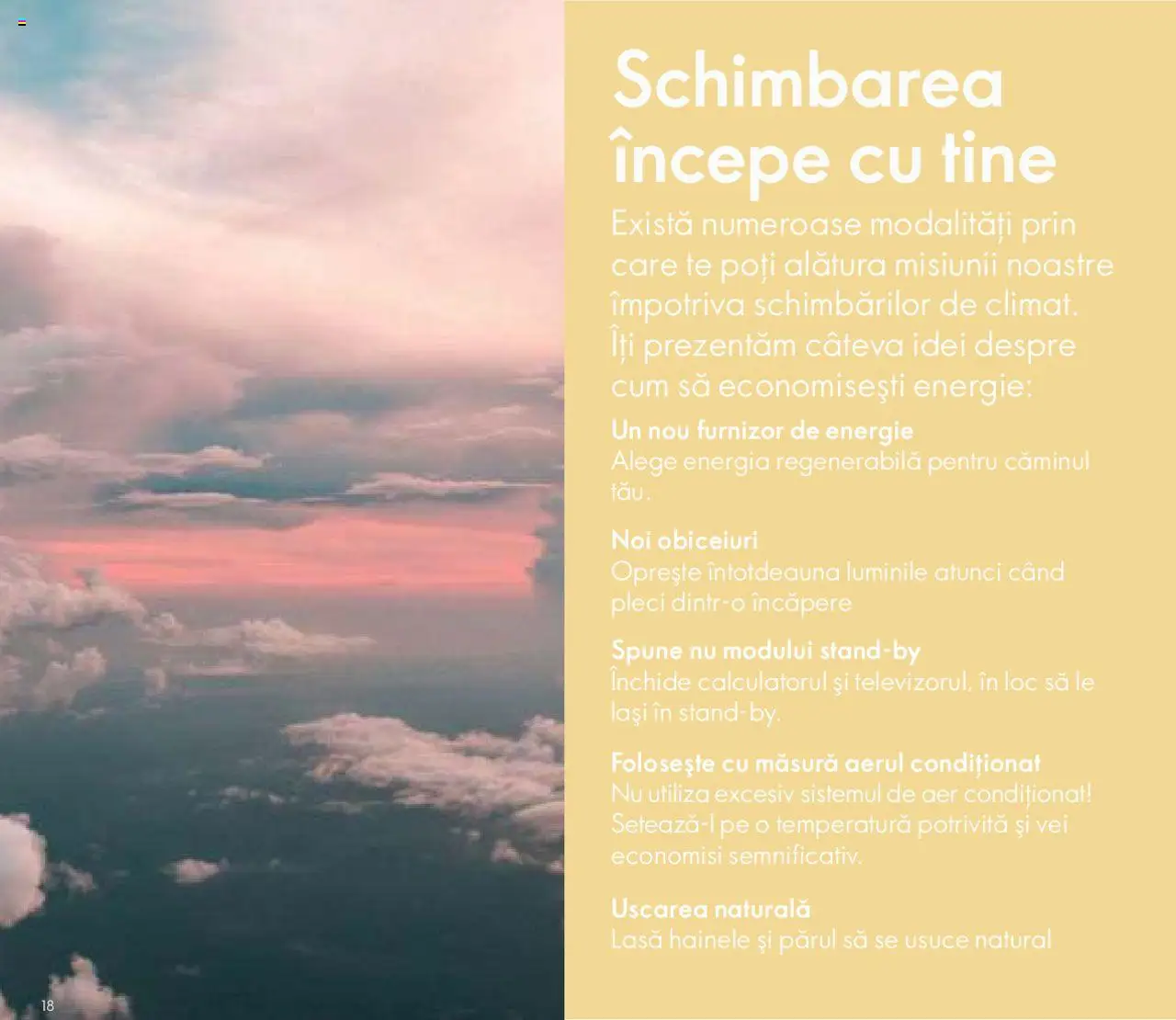 Previzualizarea de cataloage: Oriflame Catalog - Broșură Sustenabilitate valabil de la 25.10.2020