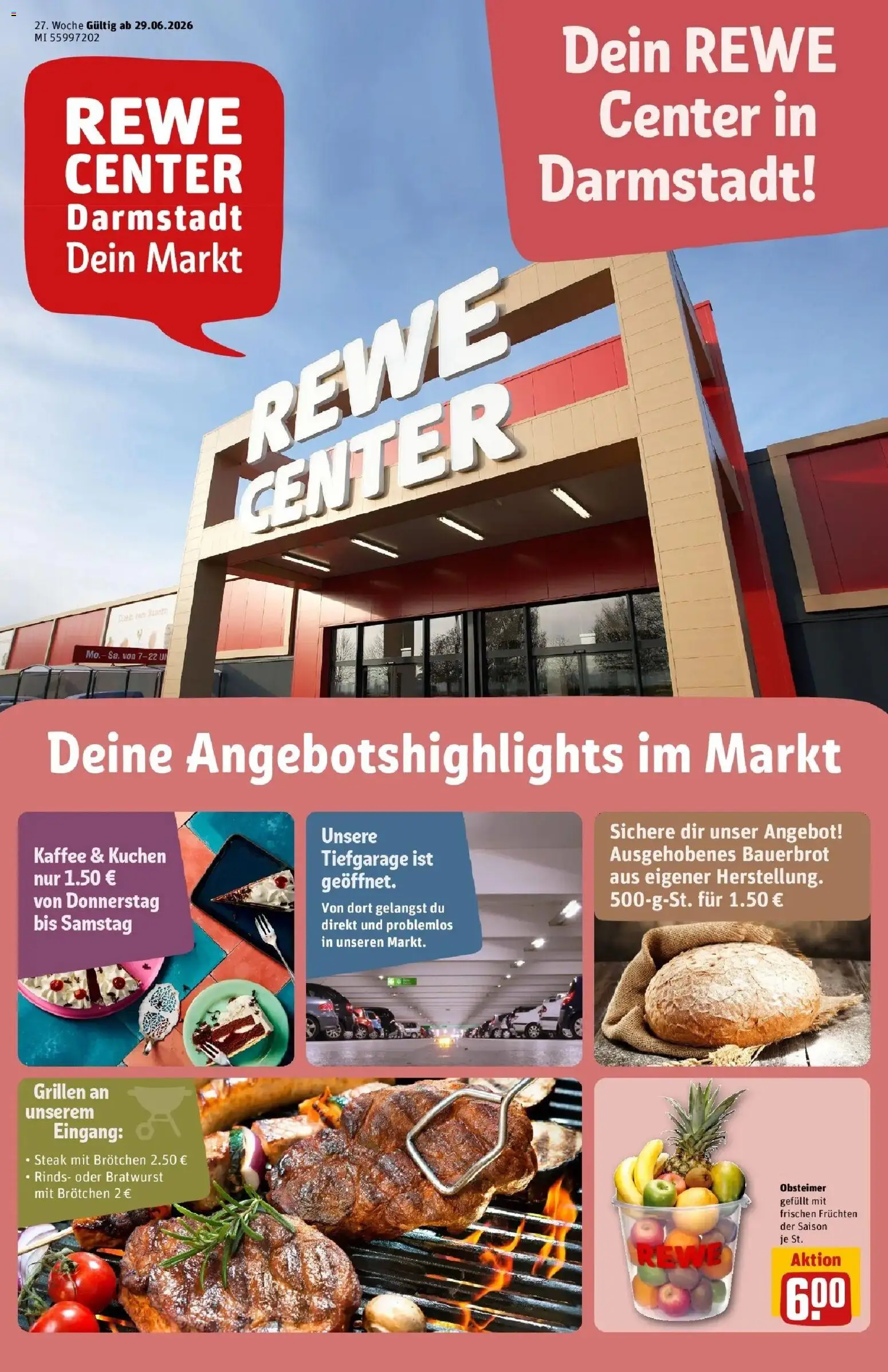 Vorschau von dem Prospekt des Geschäftes Rewe, gültig ab dem 29.06.2026