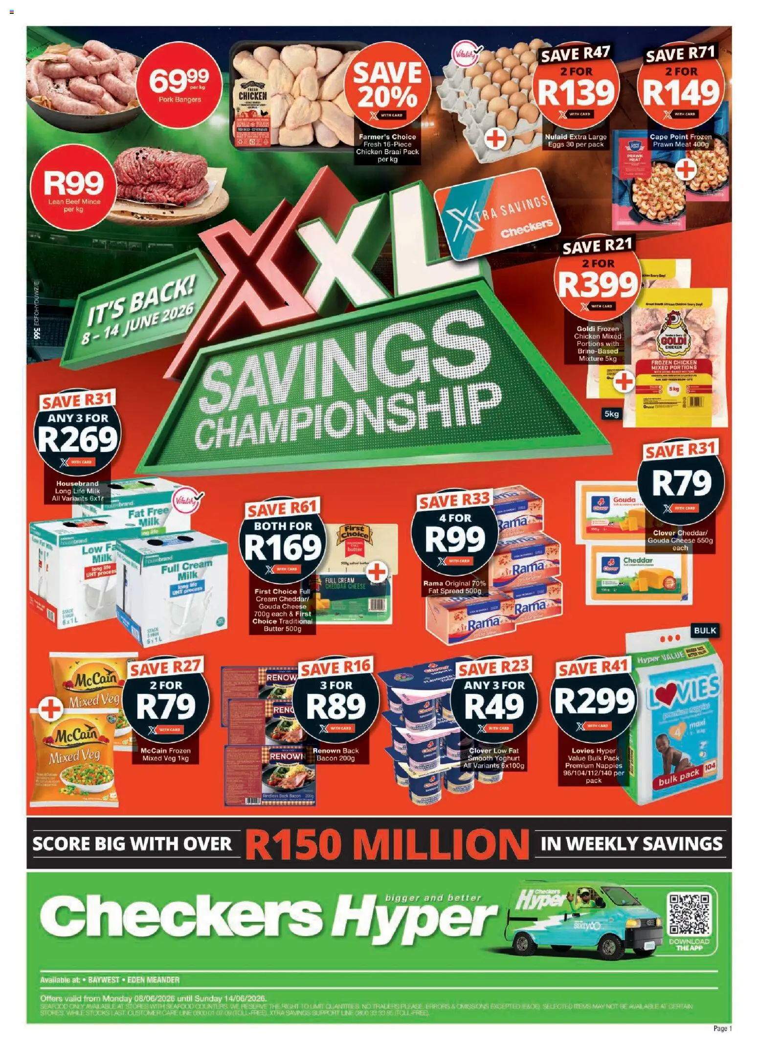 Checkers - Eastern Cape - Hyper XXL Savings Promotion Week 08/06 - 14 ...