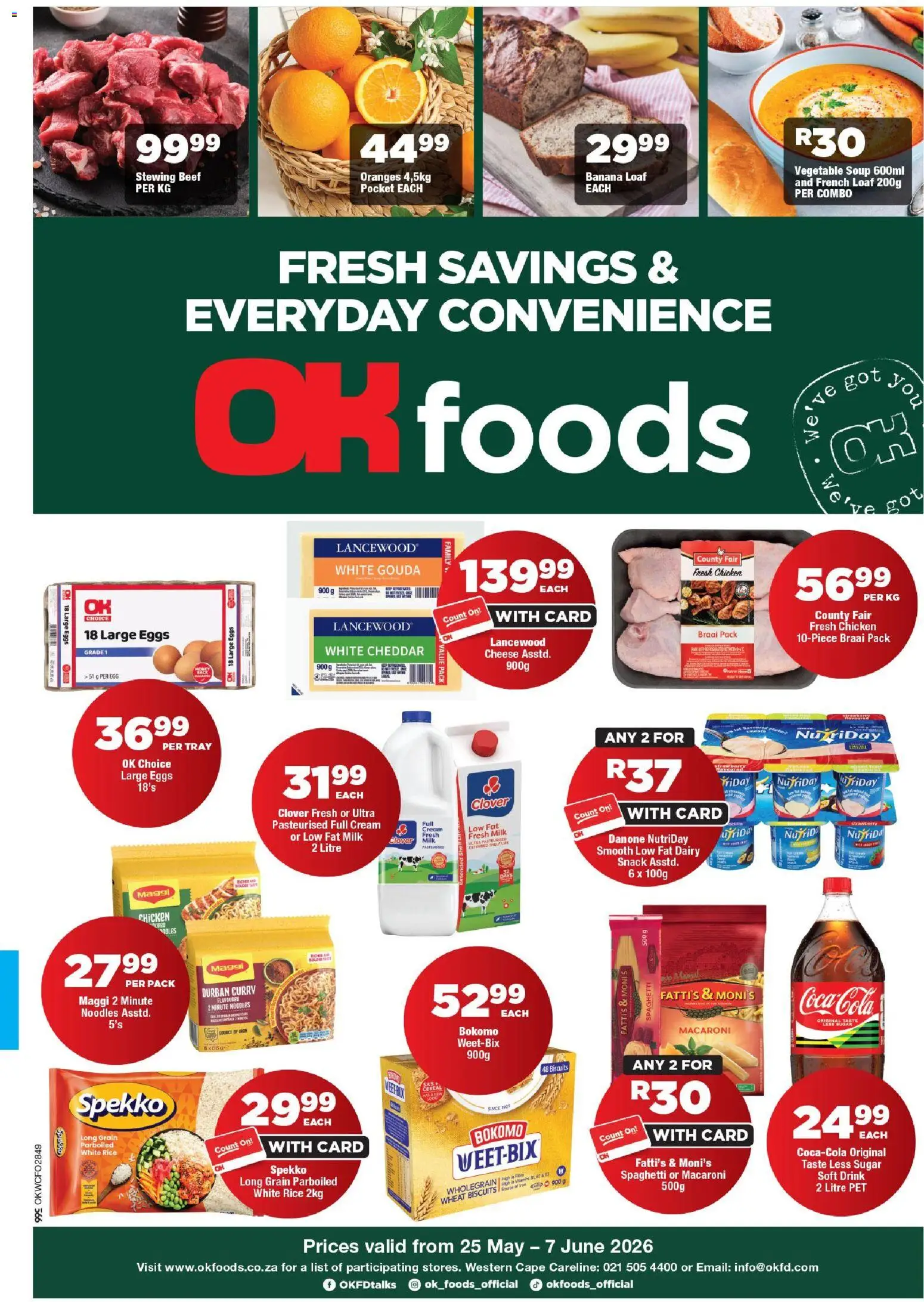Preview of OK Foods flyer valid from 25/05/2026