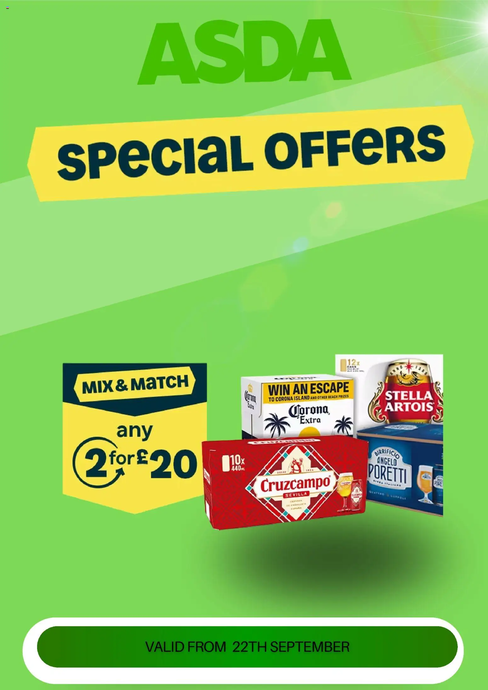 Preview of Asda Weekly offers Asda valid from 22/09/2026