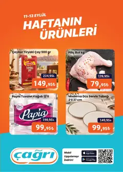 Çağrı Market Çağrı Market - Haftanın Ürünleri 11.09.2026 - Broşürünün önizlemesi