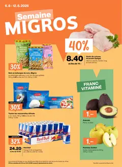 Vorschau des Merkblatts Migros aktionen FR vom Shop Migros gültig von 06.08.2026 bis 12.08.2026