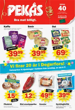 Förhandsgranska reklamblad Pekås erbjudanden från butik Pekås gäller från 28/09/2026