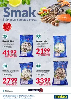 Pogląd gazetki "Makro gazetka - Krymar" ze sklepu Makro ważnej od 20.07.2026