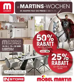 Vorschau von dem Prospekt des Geschäftes Möbel Martin, gültig ab dem 01.10.2026