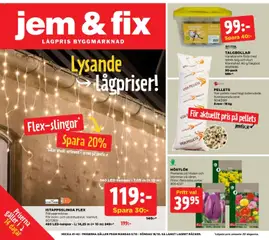 Förhandsgranska reklamblad Jem & Fix erbjudanden från butik Jem & Fix gäller från 05/10/2026