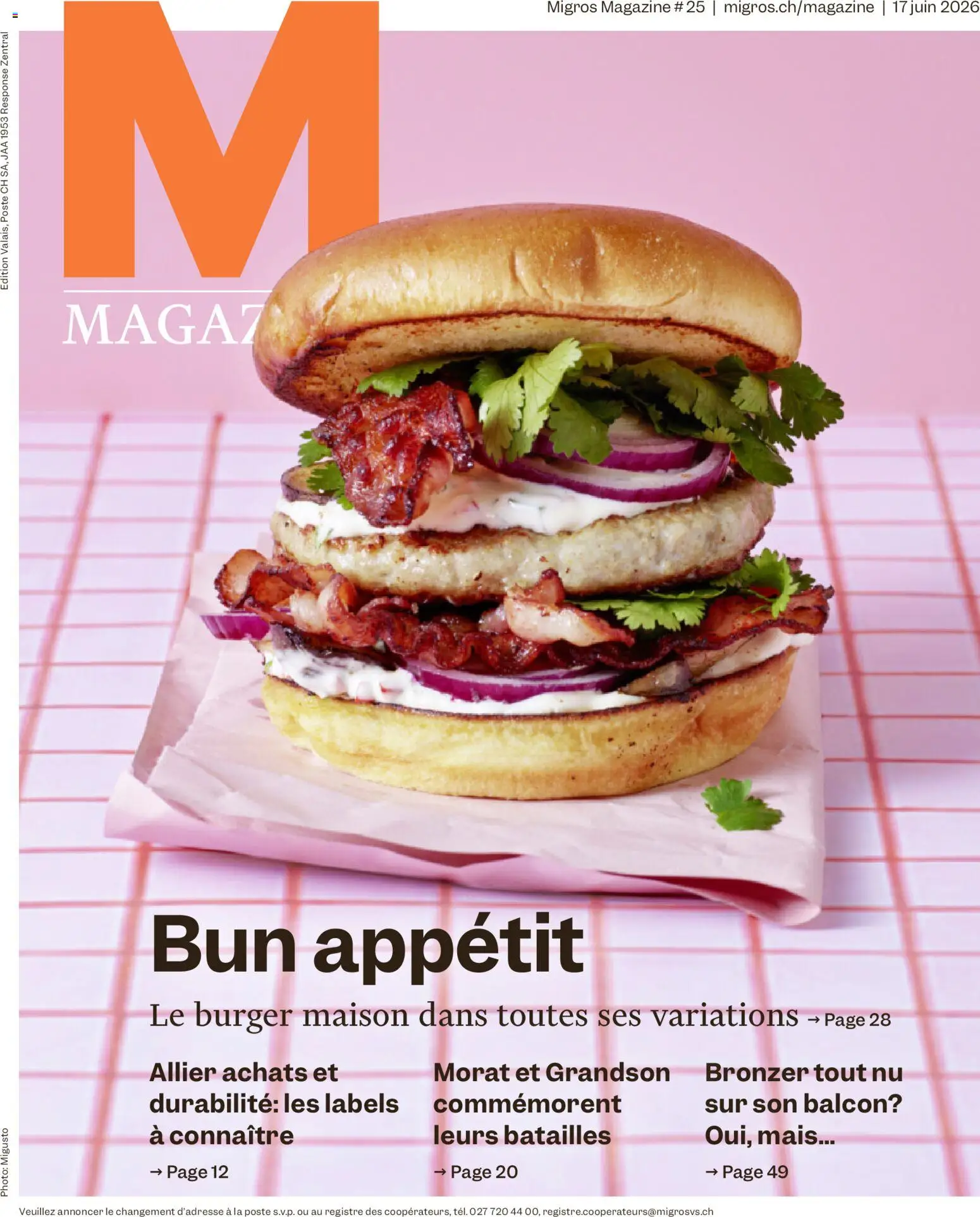 Vorschau des Merkblatts Migros aktionen Magazine FR vom Shop Migros gültig von 17.06.2026 bis 23.06.2026