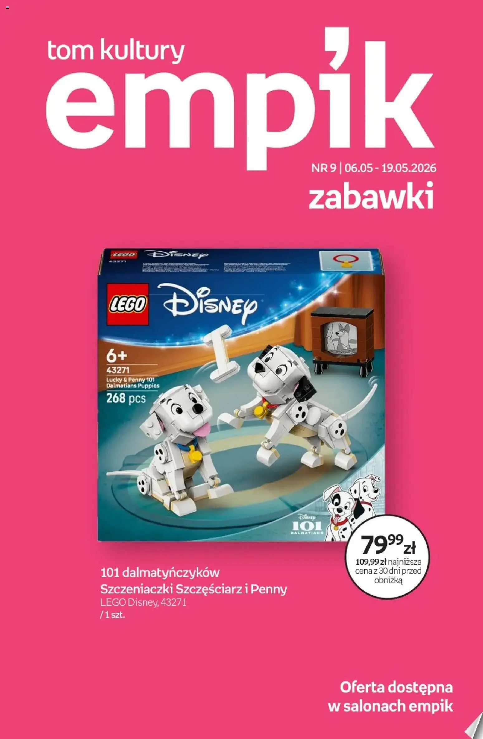 Pogląd gazetki "Empik promocje - Tom kultury Zabawki" ze sklepu Empik ważnej od 06.05.2026