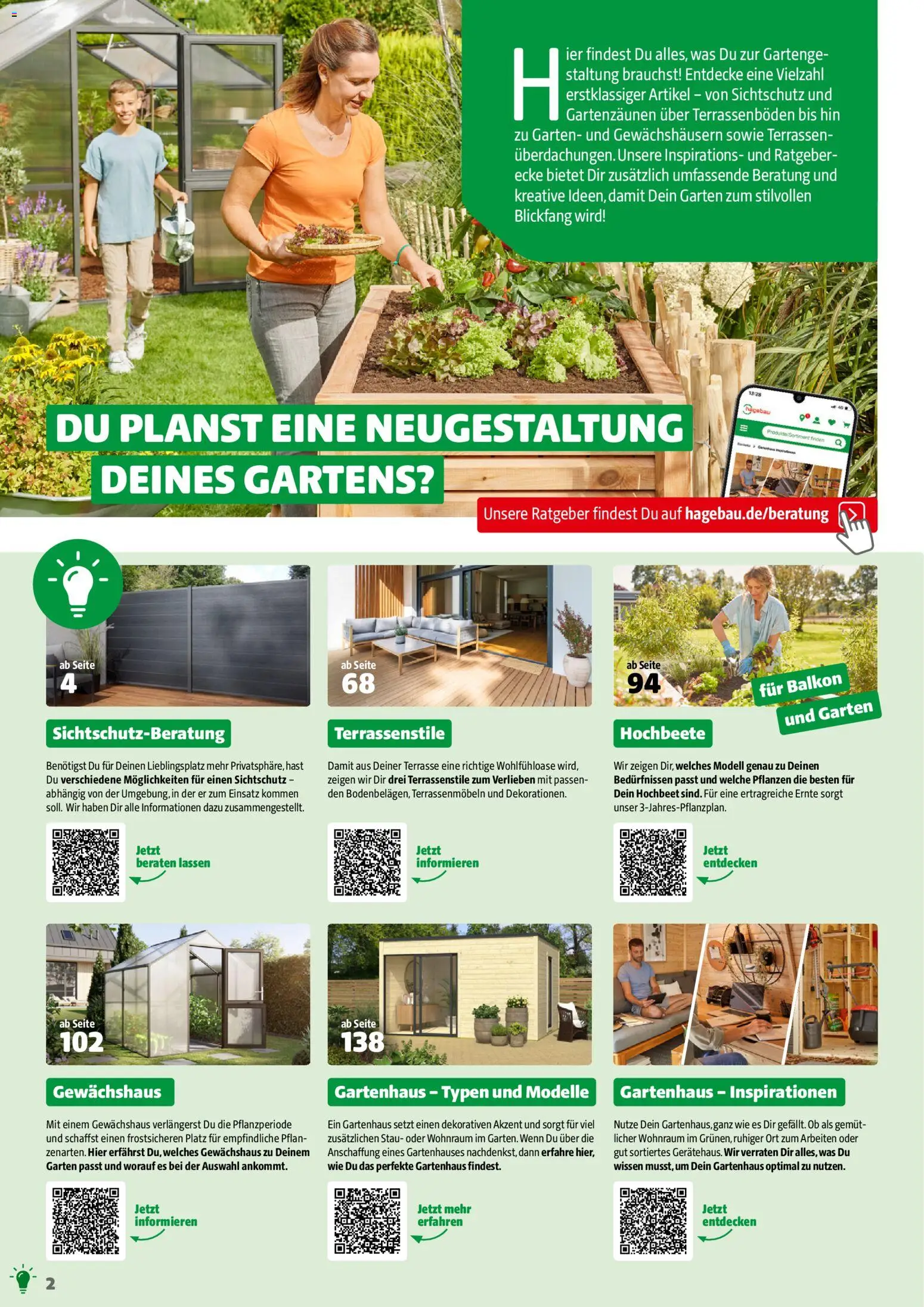 Vorschau von dem Prospekt des Geschäftes Hagebau, gültig ab dem 02.03.2026 - Hochbeet