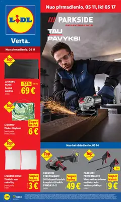 LIDL parduotuvės leidinio LIDL leidinys - Ne maisto prekių pasiūlymai galiojančio nuo 2026.05.11 peržiūra