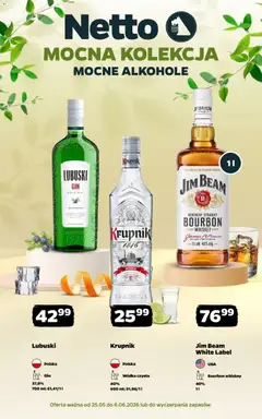 Pogląd gazetki "Netto gazetka - Alkohole mocne" ze sklepu Netto ważnej od 25.05.2026