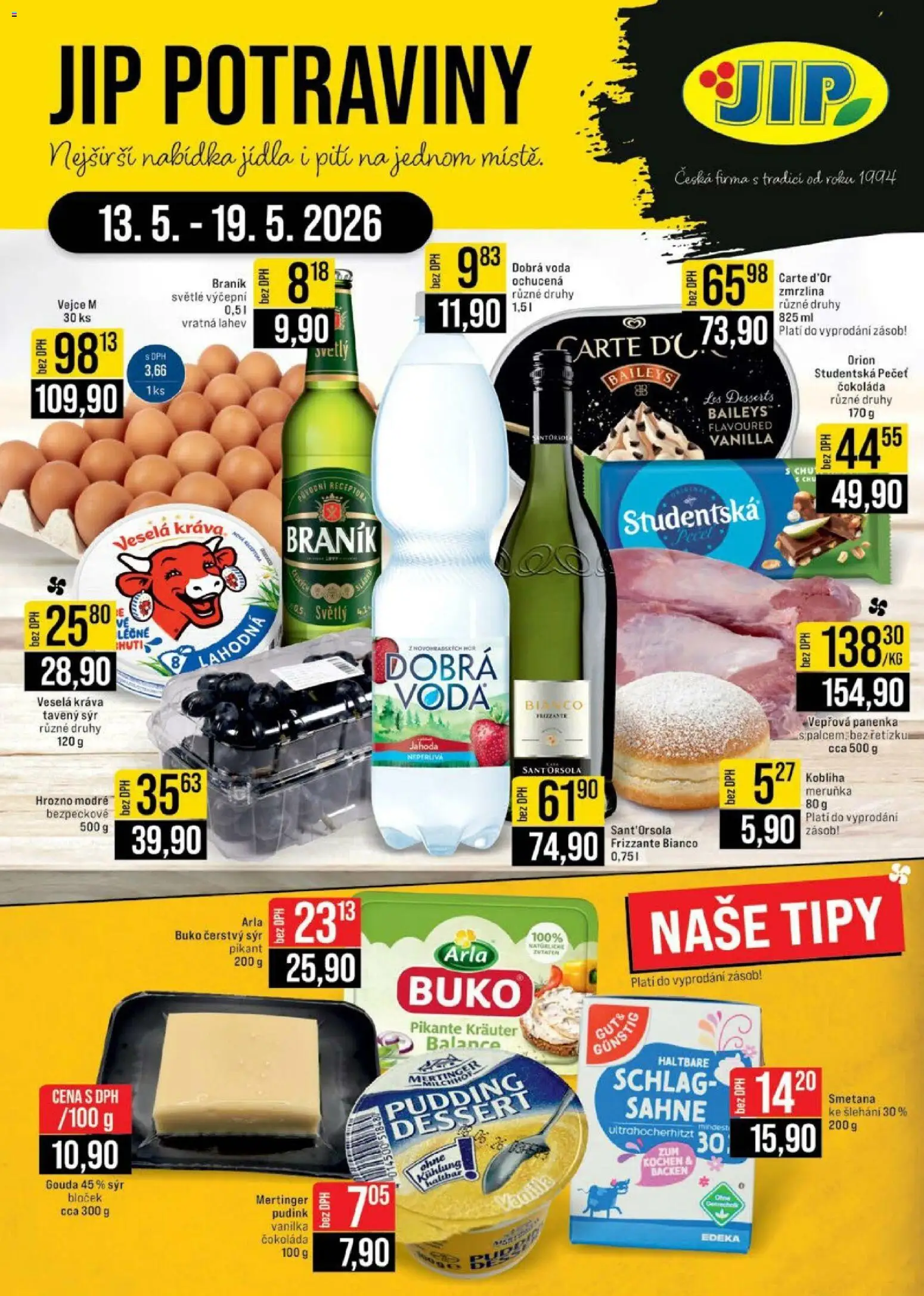 Náhled nabídky: Jip Jip leták - Cash & Carry platný od 13.05.2026