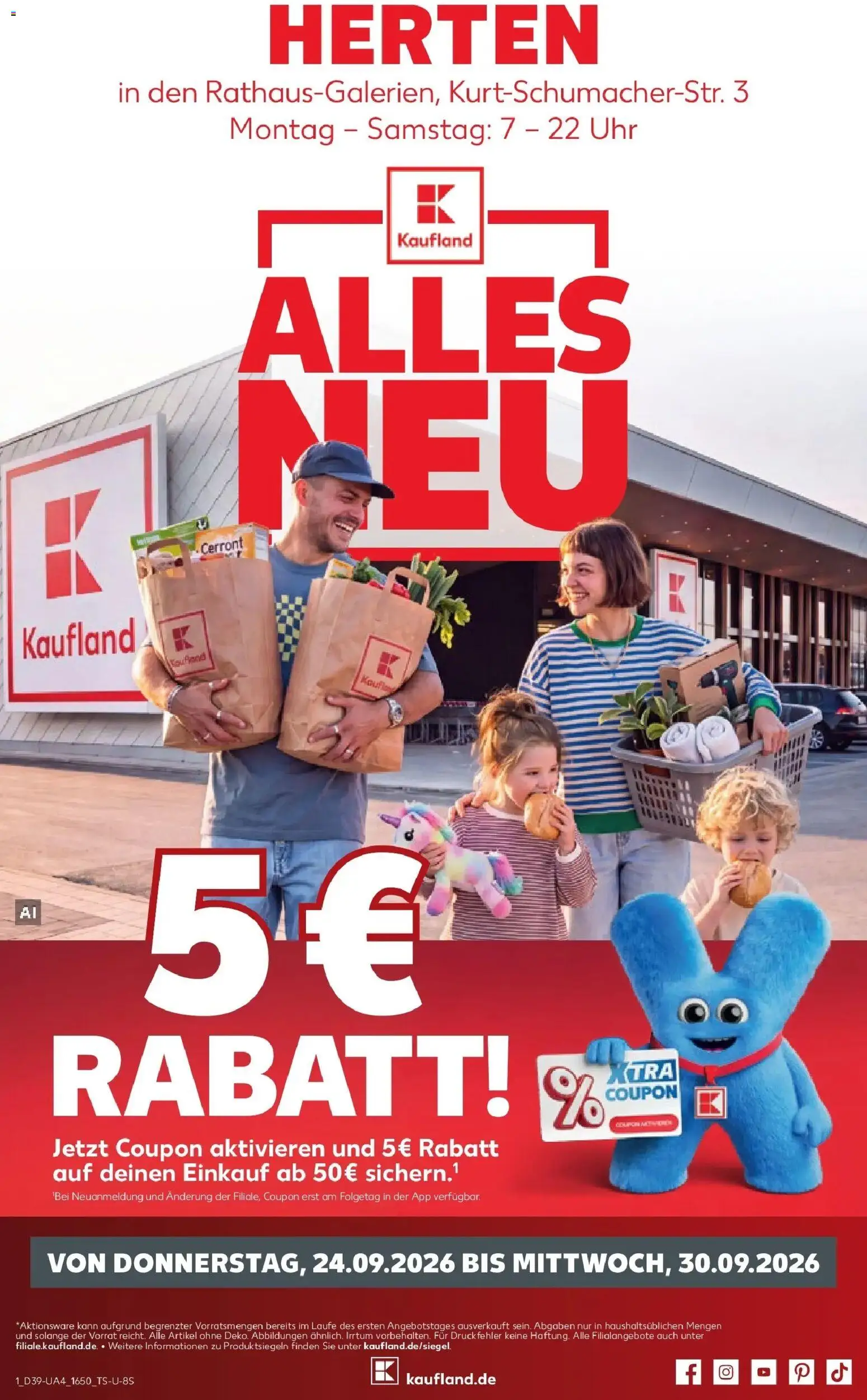 Vorschau von dem Prospekt des Geschäftes Kaufland, gültig ab dem 24.09.2026