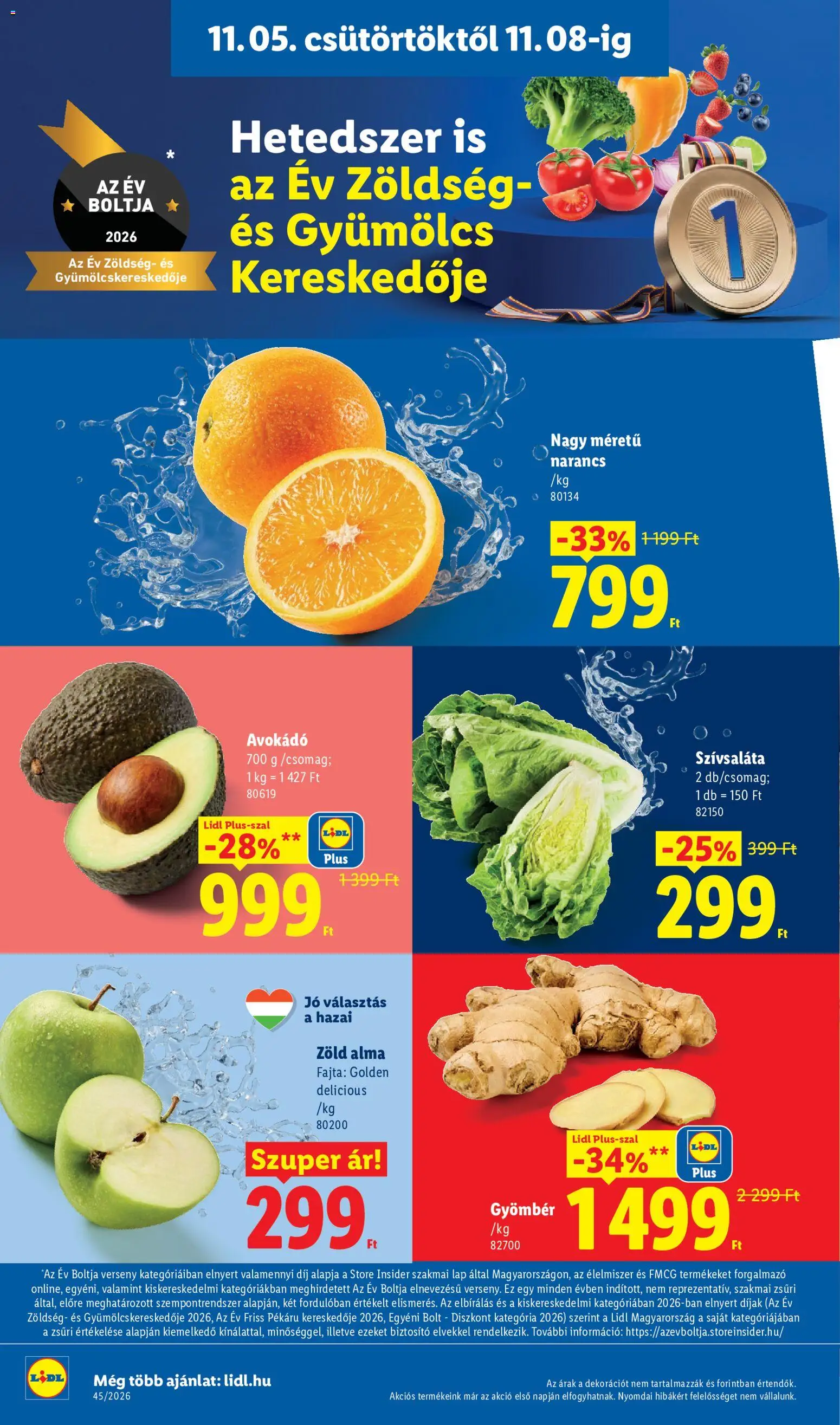Lidl - Lidl akciós újság megtekintése, amely érvényes 2026.11.05.-től
