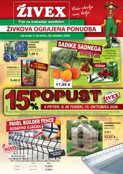 Predogled kataloga iz trgovine Živex veljaven od 07.10.2026