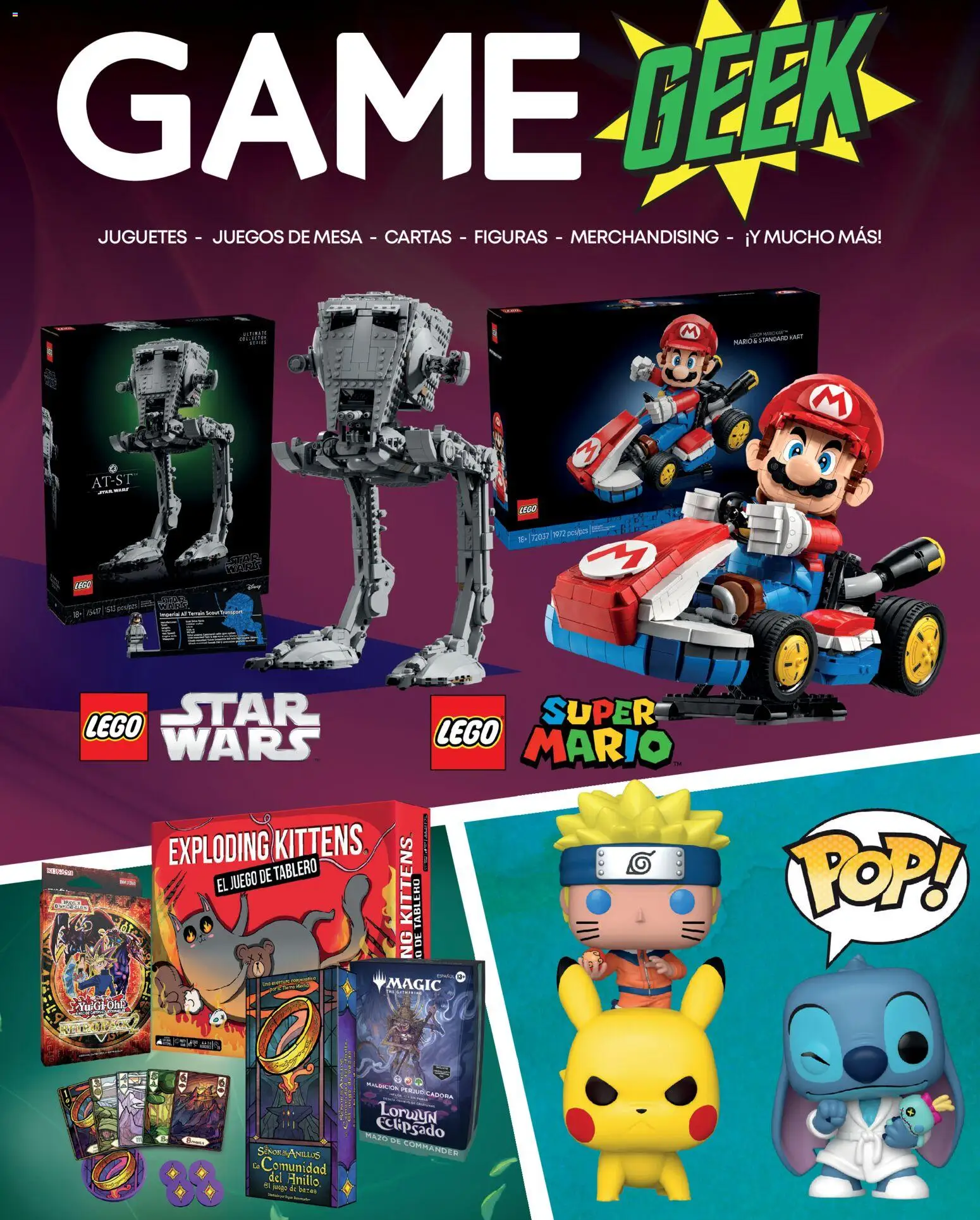 Vista previa del folleto de la tienda Game válido desde el 10/12/2025 - LEGO, Juguetes, Juegos de mesa, Anillos, Tierra, Mesa