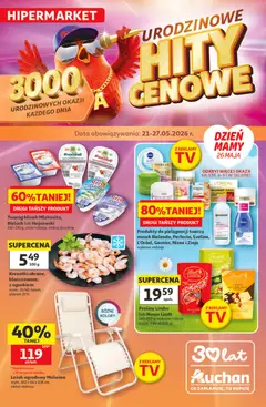 Pogląd gazetki "Auchan gazetka - 30 Lat Hipermarket" ze sklepu Auchan ważnej od 21.05.2026