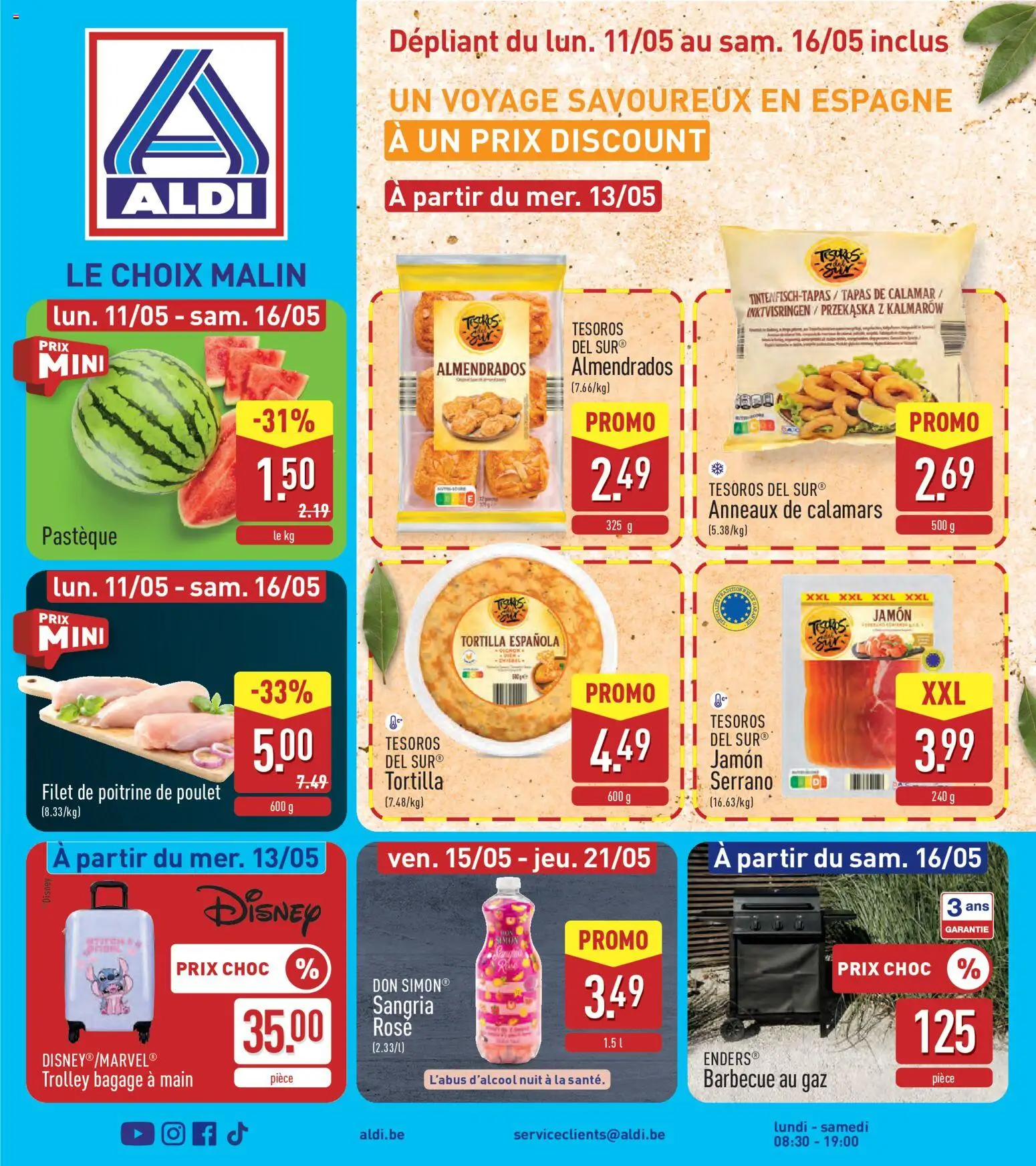 Voorbeeld van Aldi Folder de la semaine 20 van winkel Aldi geldig vanaf 11/05/2026