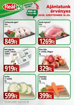 Reál - Reál Bevásárló hétvége - Pest megye megtekintése, amely érvényes 2026.09.16.-től