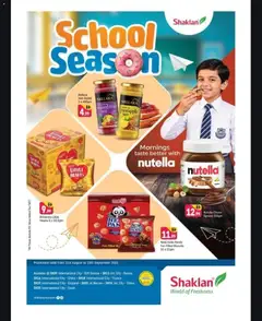 Preview of the catalogue Shaklan catalogue School Season of store Shaklan valid from 31 Aug, 2026