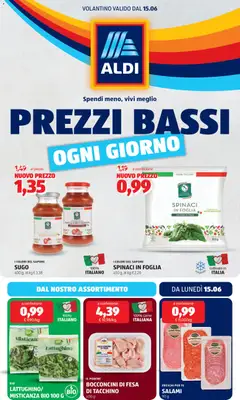 Anteprima dell'opuscolo Aldi volantino dal negozio Aldi valido da 15/06/2026