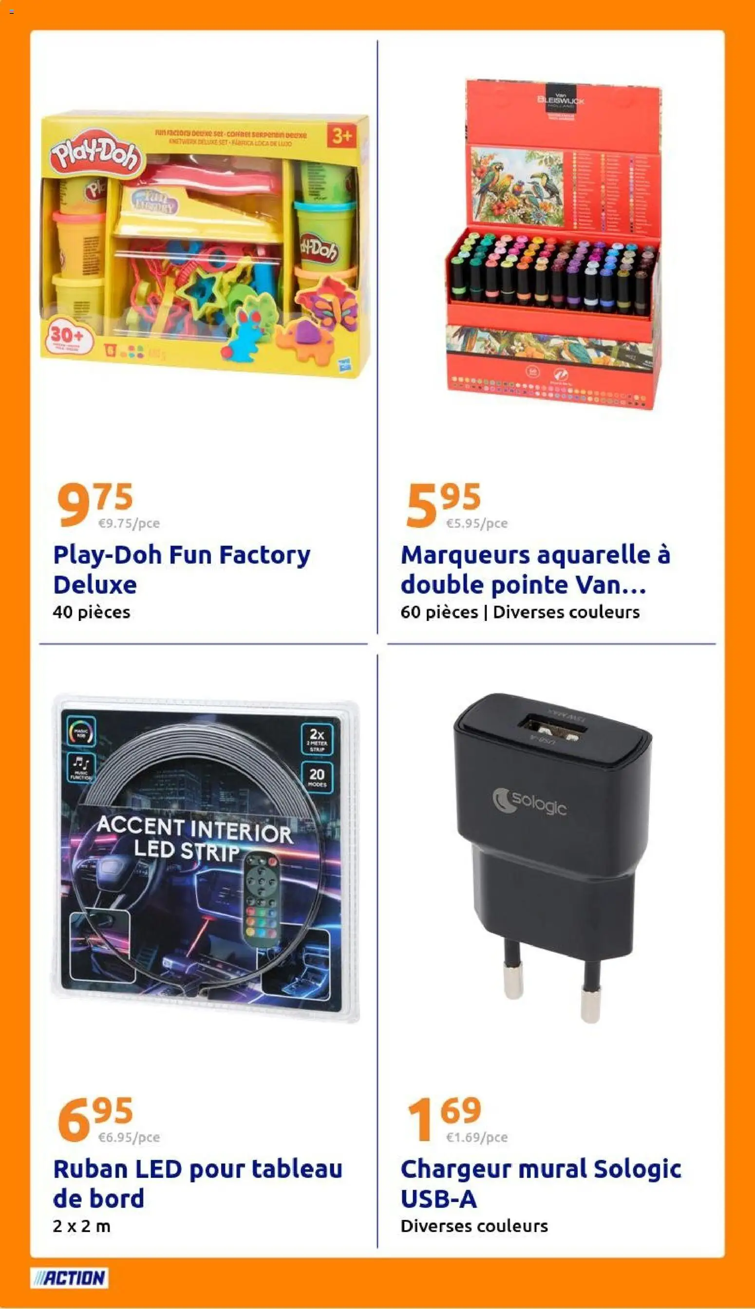 Prévisualisation de Action catalogue du magasin Action formulaire valide 28/10/2026 - Tableau, Ruban LED