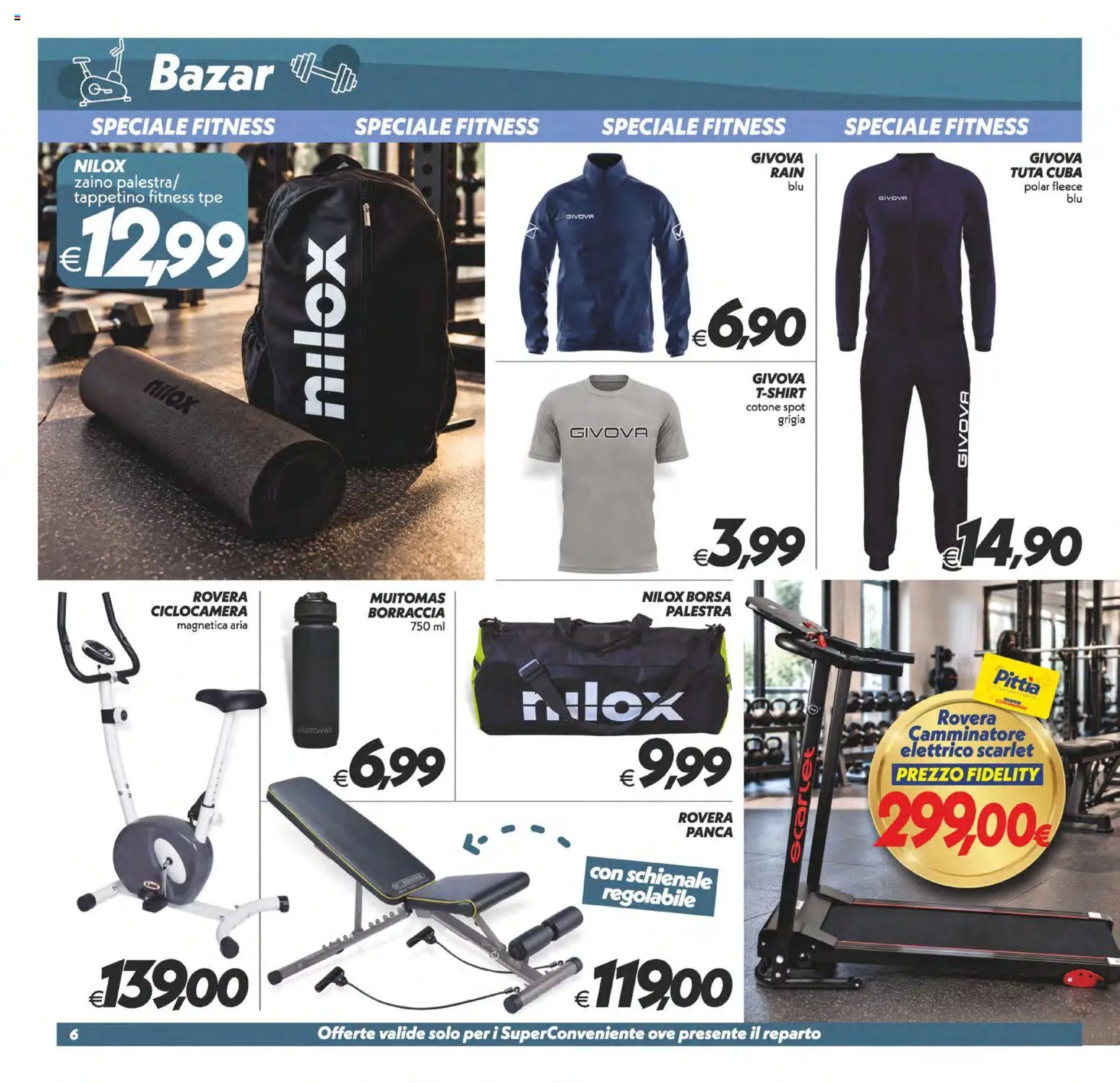 Anteprima dell'opuscolo SuperConveniente volantino Misterbianco dal negozio SuperConveniente valido da 23/10/2026 - Borsa, Zaino, Borraccia, Panca