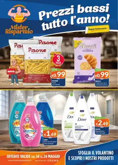 Anteprima dell'opuscolo Mister Risparmio volantino dal negozio Mister Risparmio valido da 14/05/2026