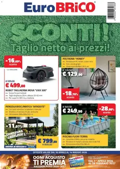 Anteprima dell'opuscolo Sconti! Taglio netto ai prezzi dal negozio Eurobrico valido da 15/04/2026
