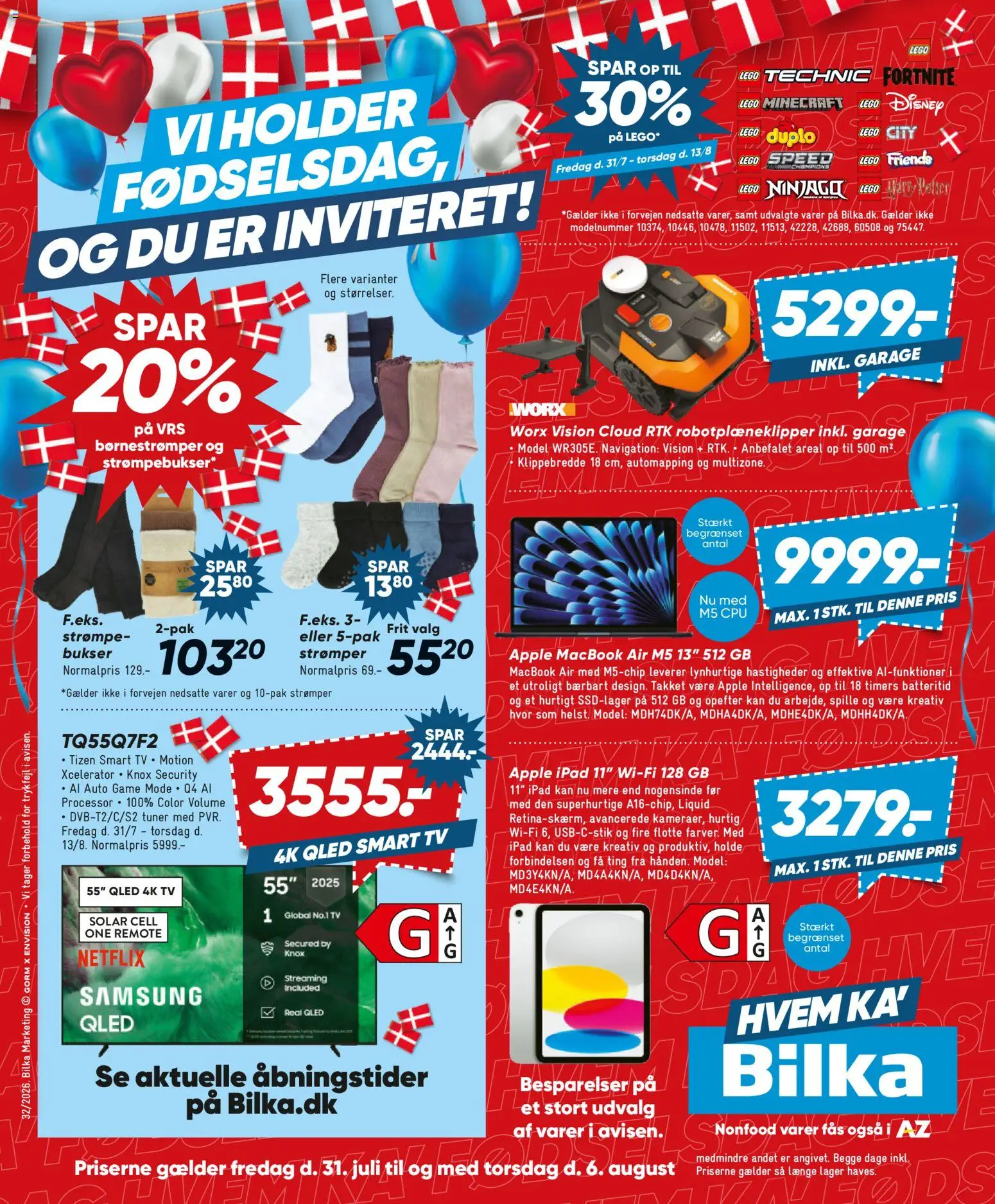 Eksempel på tilbudsavis Bilka - Nonfood fra butik Bilka gyldig fra 31/07/2026