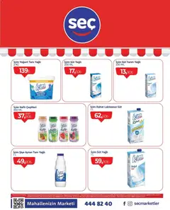 Seç Market Seç Market Katalog 08.10.2026 - Broşürünün önizlemesi