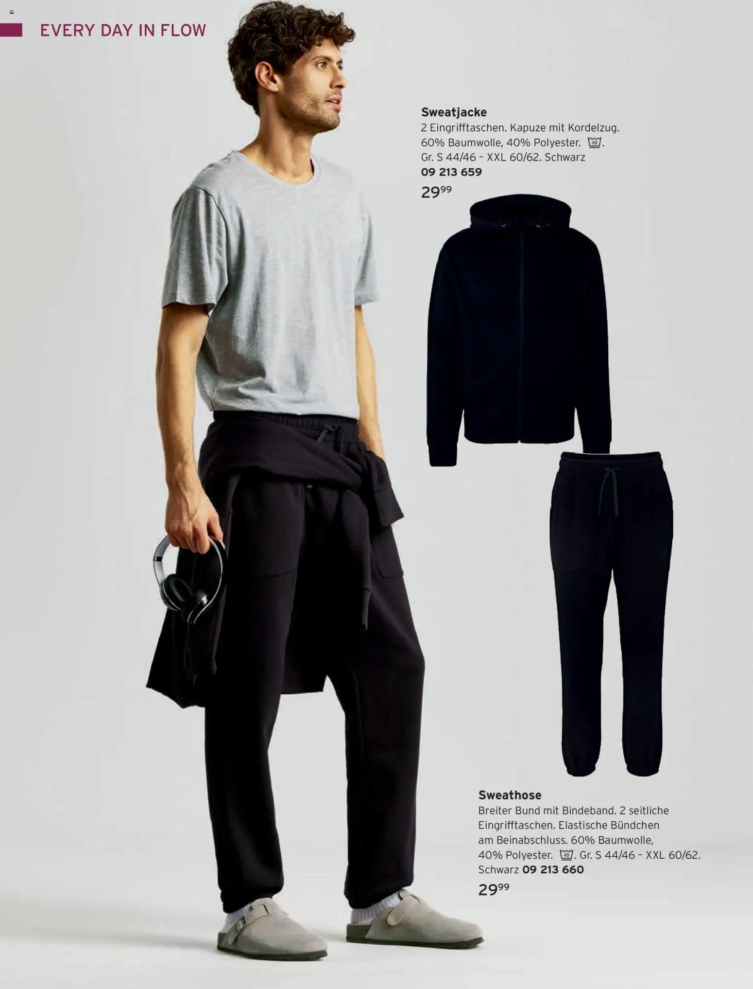 Vorschau von dem Prospekt des Geschäftes Tchibo, gültig ab dem 01.09.2026 - Sweatjacke, Sweathose