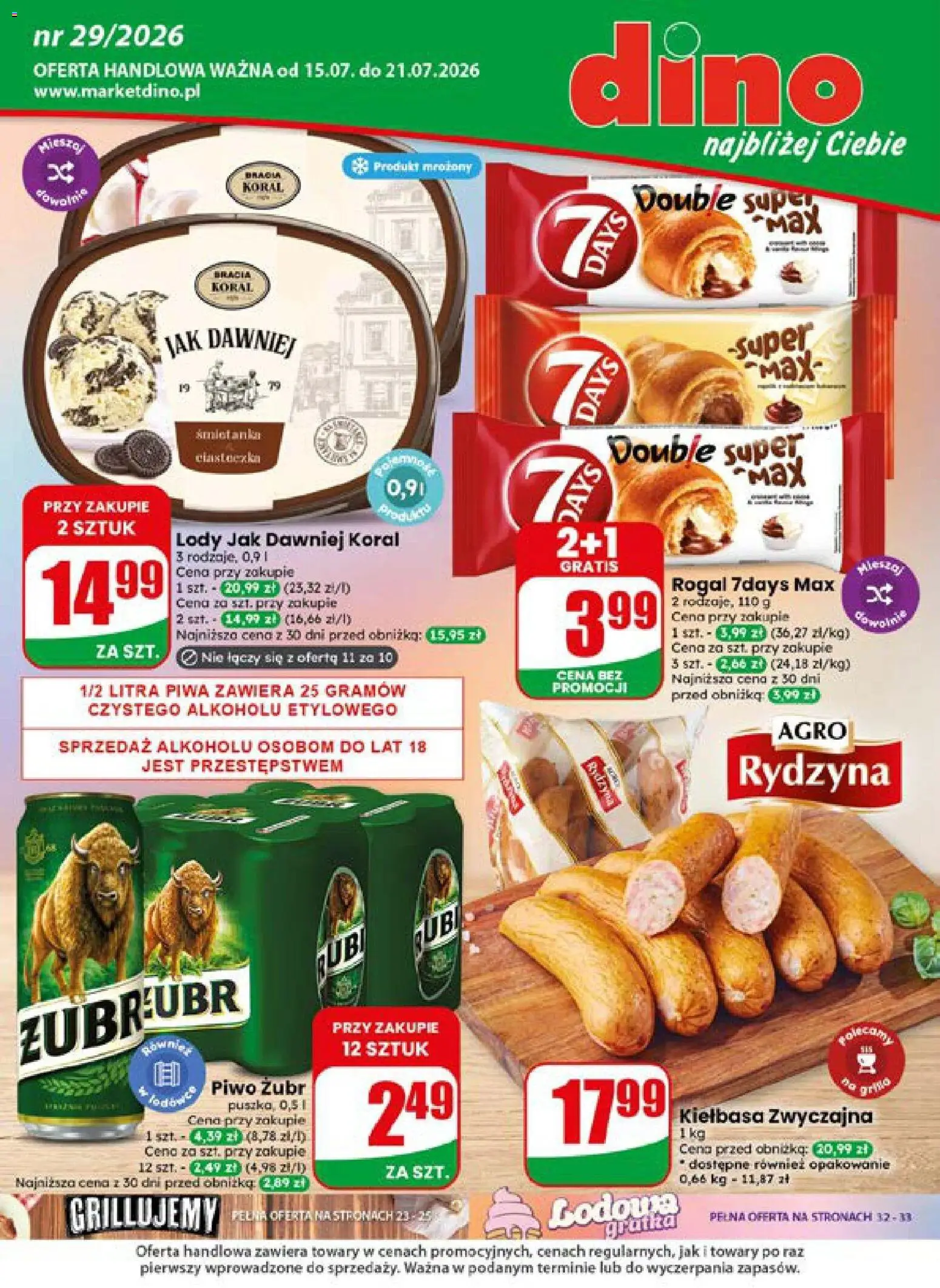 Pogląd gazetki "Dino gazetka" ze sklepu Dino ważnej od 15.07.2026