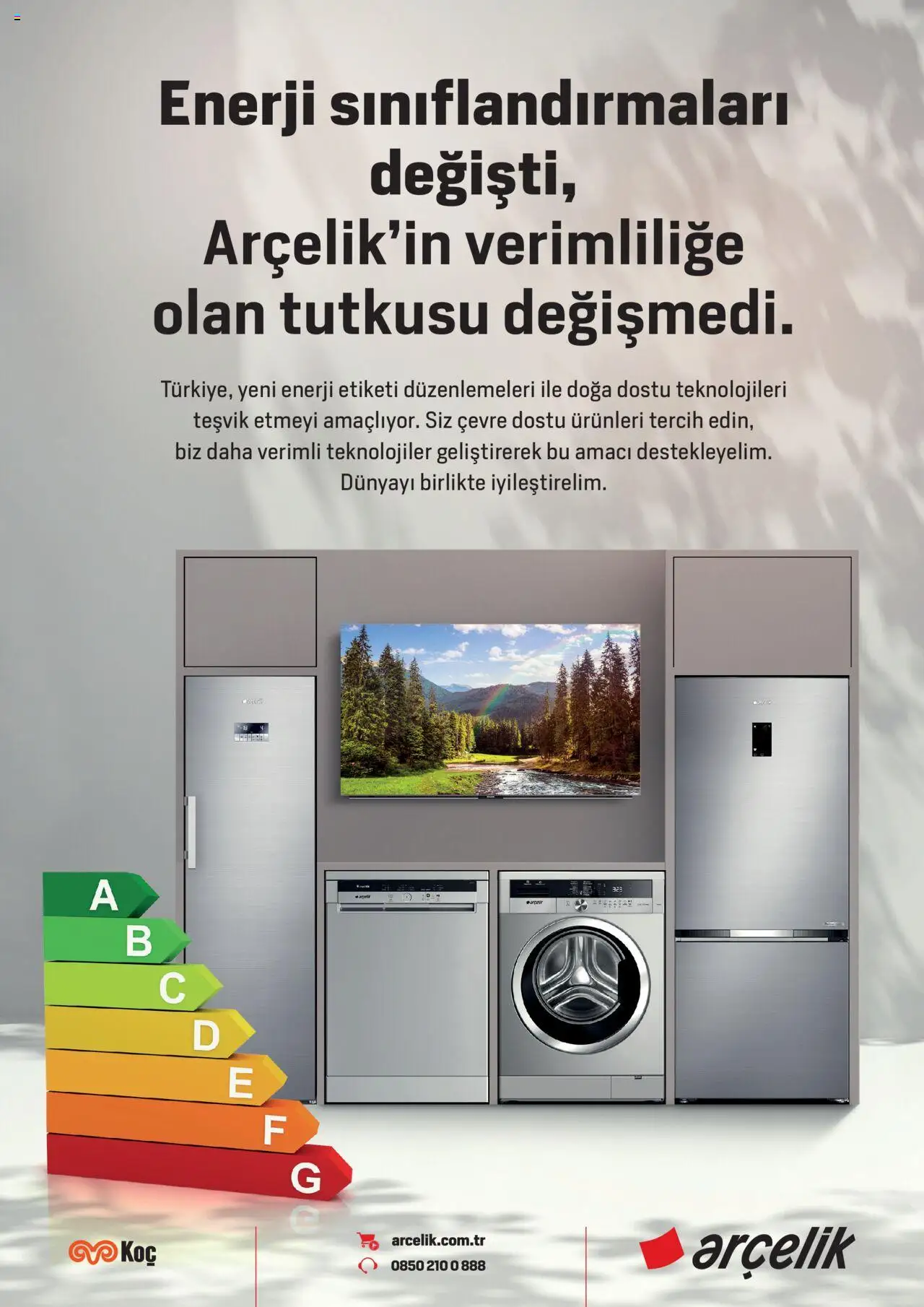 Arçelik Enerji Sınıflandırmaları 19.02.2024 - Broşürünün önizlemesi
