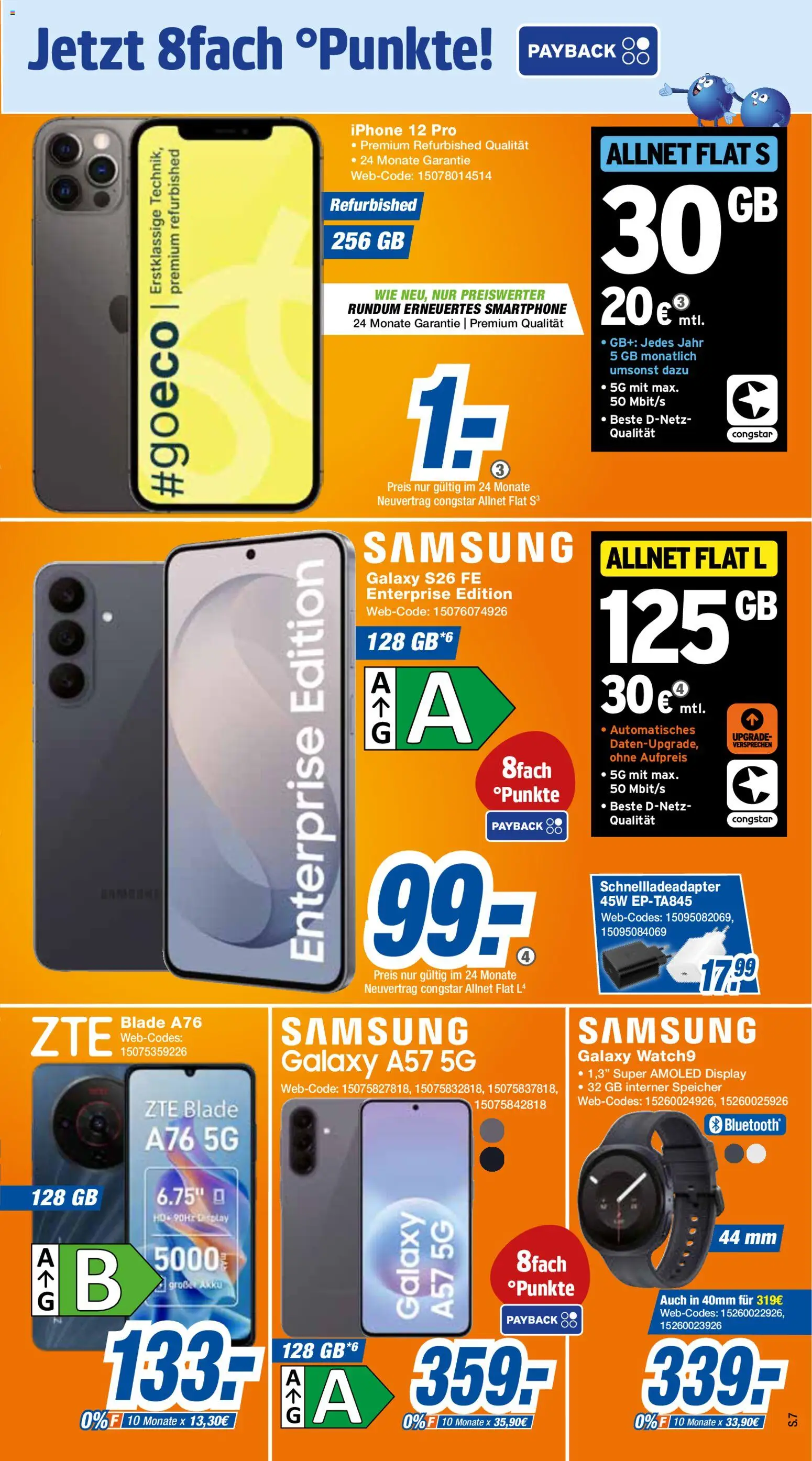 Vorschau von dem Prospekt des Geschäftes Expert, gültig ab dem 26.10.2026 - Samsung, Iphone, Smartphone