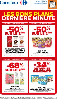 Prévisualisation de Carrefour Les bons plans derniere minute du magasin Carrefour formulaire valide 27/07/2026