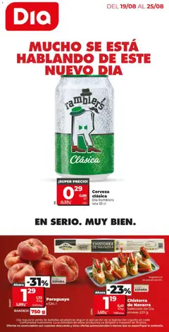 Vista previa del folleto de la tienda Dia válido desde el 19/08/2026 