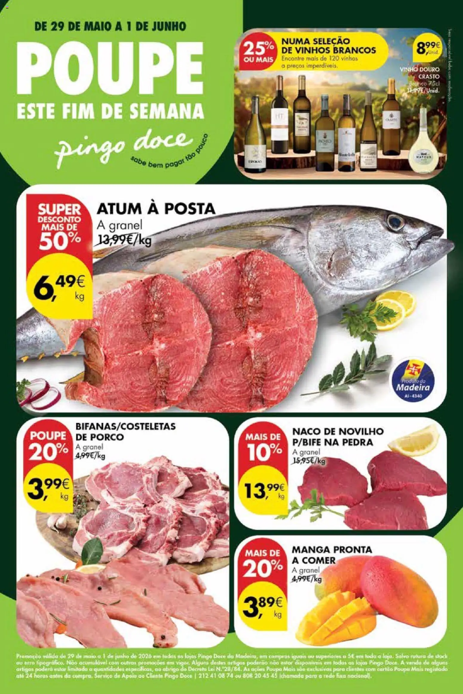 Pré-visualização do folheto da loja Pingo Doce válida a partir de 29/05/2026