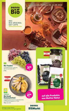 Vorschau der Angebote: Denns BioMarkt Denns BioMarkt Angebote gültig ab 09.09.2026