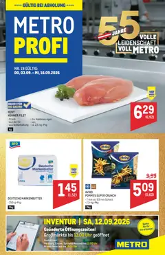 Vorschau der Angebote: Metro Metro angebote Profi gültig ab 03.09.2026