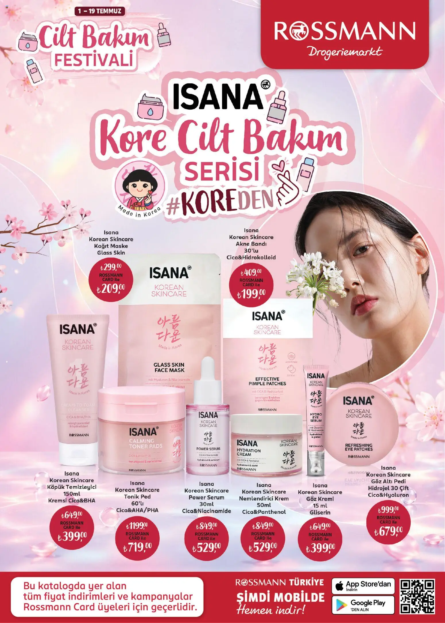 Rossmann Rossmann - Cilt Bakım Festivali 01.07.2026 - Broşürünün önizlemesi - Krem