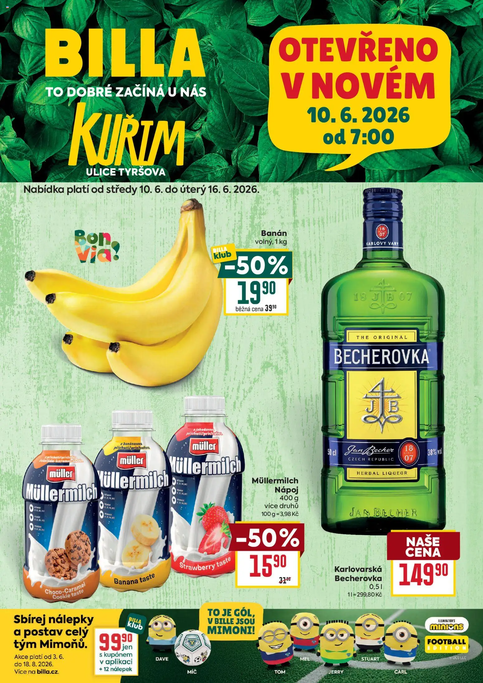Náhled nabídky: Billa Billa leták - Kuřim platný od 10.06.2026