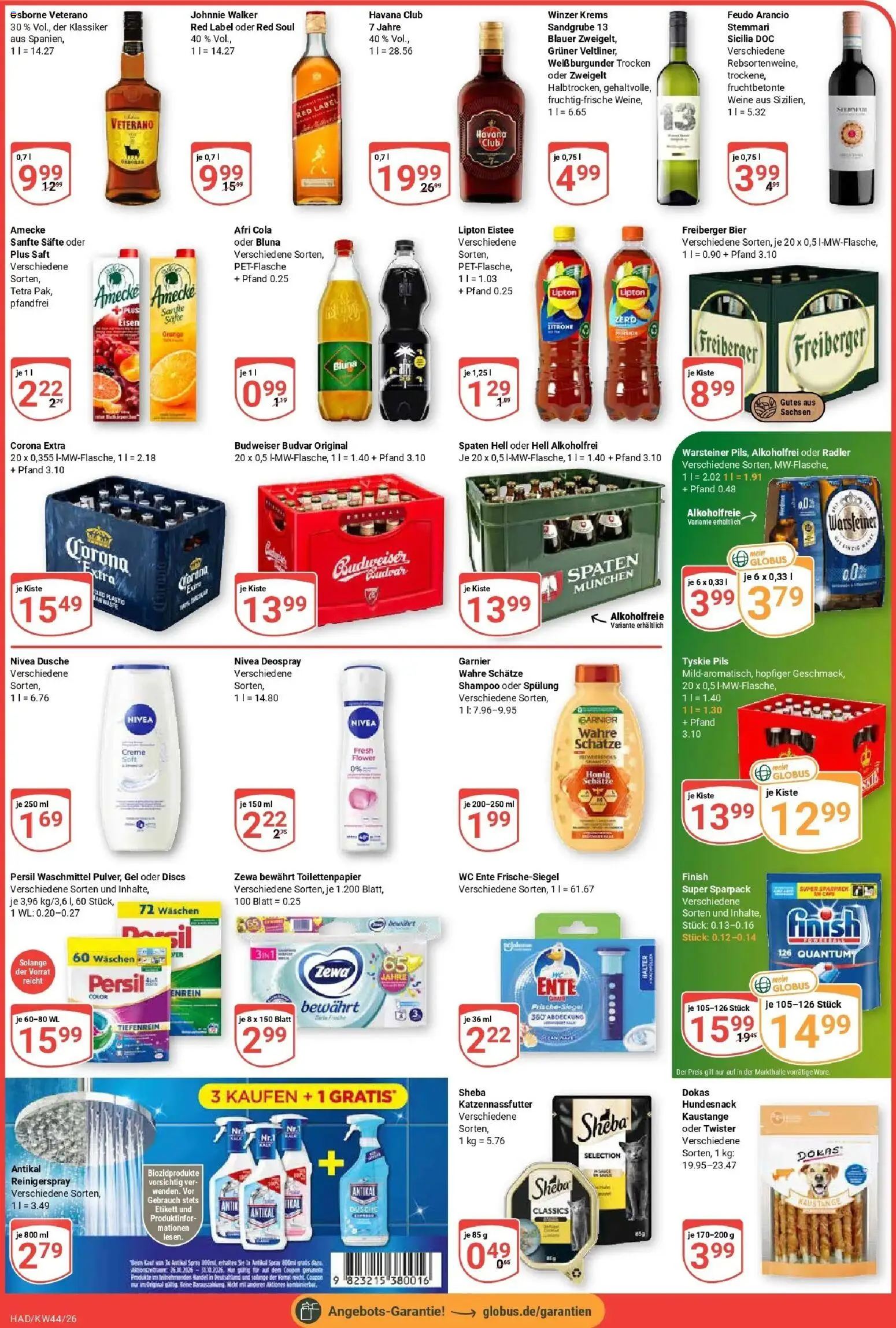 Vorschau von dem Prospekt des Geschäftes Globus, gültig ab dem 26.10.2026