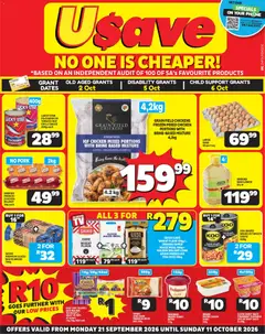 Preview of Usave flyer valid from 21/09/2026