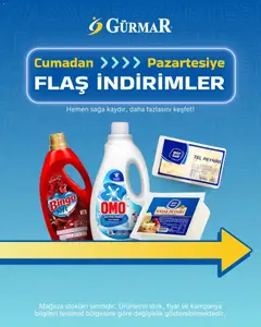 Gürmar Gürmar - Flaş indirimler 08.05.2026 - Broşürünün önizlemesi